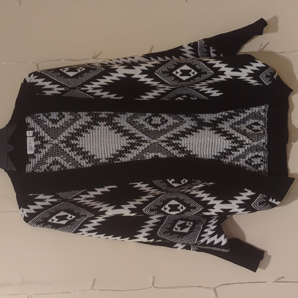 RD Style Monochrome Aztec Cardigan